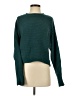 Pink Rose Solid Teal Pullover Sweater Size XS - photo 1