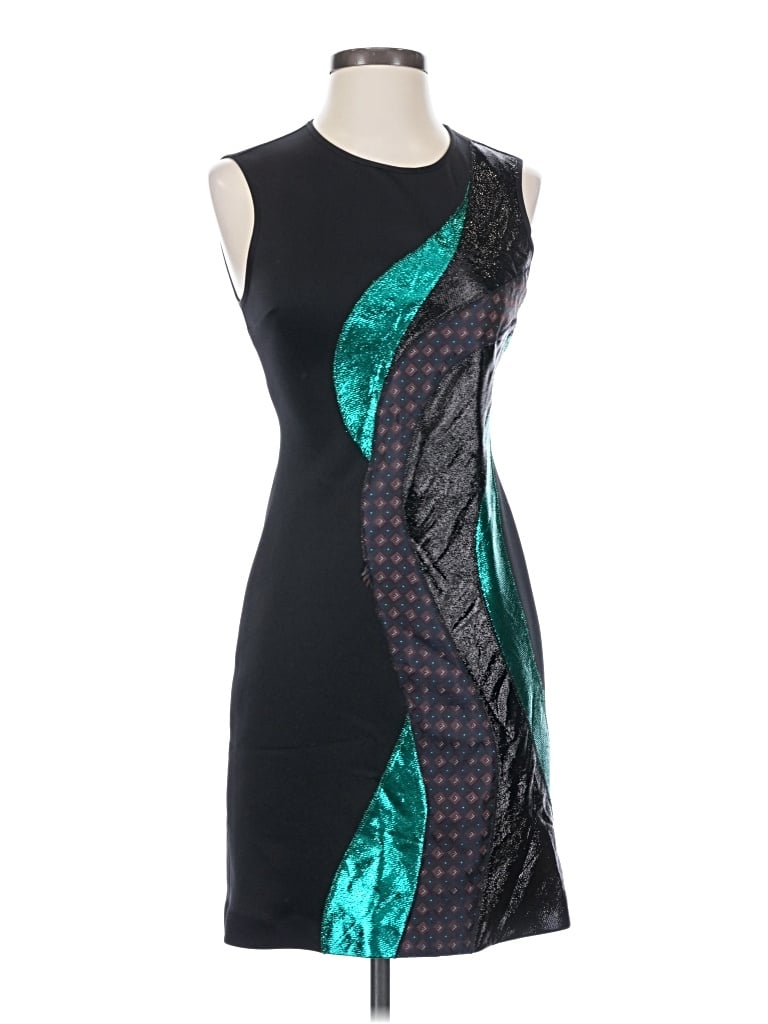 Pre-owned Clover Canyon Cocktail Dress In Teal