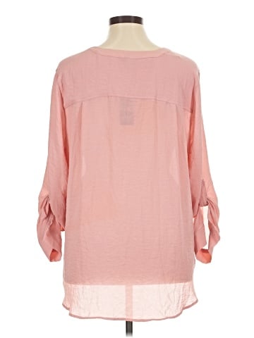 a.n.a. A New Approach 3/4 Sleeve Blouse (view 2)