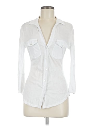 James Perse 3/4 Sleeve Button-Down Shirt (view 1)