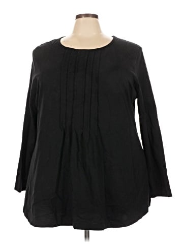 Ulla Popken Long Sleeve Top (view 1)