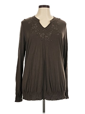 Liz Claiborne Long Sleeve Blouse (view 1)