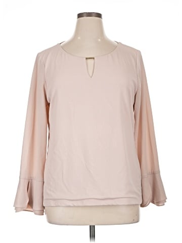 Calvin Klein Long Sleeve Blouse (view 1)