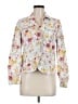 Coldwater Creek Floral White Jacket Size 6 - photo 1