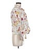 Coldwater Creek Floral White Jacket Size 6 - photo 4