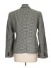 Armani Collezioni 100% Polyester Houndstooth Gray Blazer Size 12 - photo 2