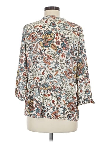 Zara Basic 3/4 Sleeve T-Shirt (view 2)