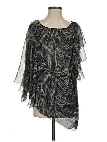 Catherine Malandrino Short Sleeve Silk Top (view 1)