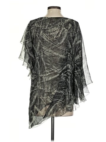 Catherine Malandrino Short Sleeve Silk Top (view 2)
