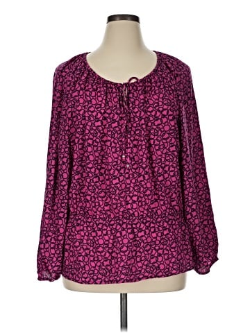 Ellen Tracy Long Sleeve Blouse (view 1)