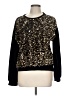 Cable & Gauge Metallic Gold Pullover Sweater Size L - photo 1