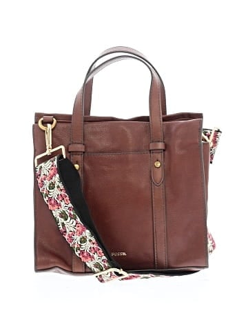 Fossil Leather Satchel (view 1)