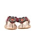 Naughty Monkey Silver Flip Flops Size 8 1/2 - photo 2