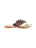 Naughty Monkey Silver Flip Flops Size 8 1/2 - photo 1