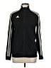 Adidas 100% Polyester Black Track Jacket Size M - photo 1