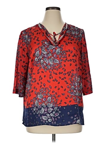 Jones New York Signature 3/4 Sleeve Blouse (view 1)