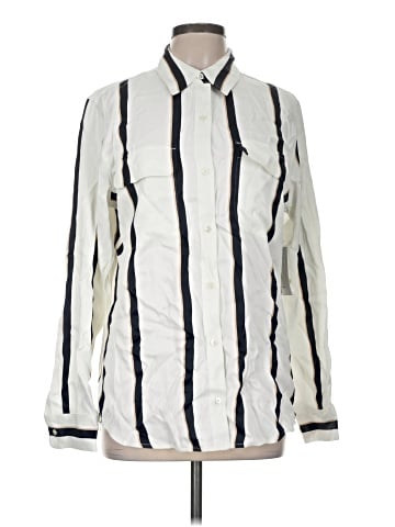 Equipment Long Sleeve Button-Down Shirt (view 1)