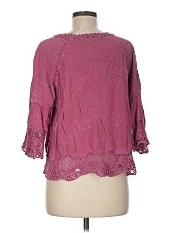 Democracy 3/4 Sleeve Blouse (view 2)