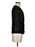 Connected Apparel Black 3/4 Sleeve Top Size S - photo 4