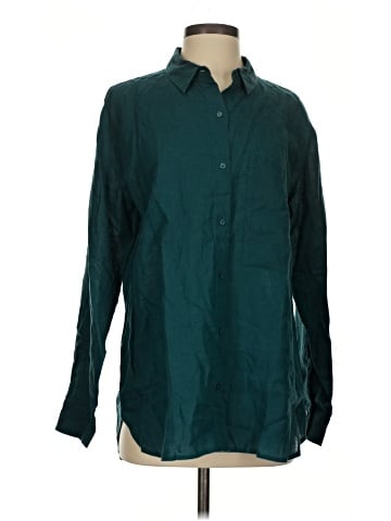 Eileen Fisher Long Sleeve Button-Down Shirt (view 1)