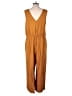 Old Navy Solid Brown Jumpsuit Size L (tall) - photo 2