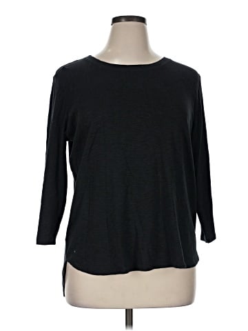 KIRKLAND Signature 3/4 Sleeve T-Shirt (view 1)
