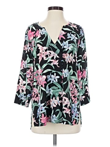 Tommy Bahama 3/4 Sleeve Silk Top (view 1)