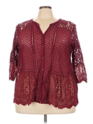 Lucky Brand 3/4 Sleeve Blouse (view 1)