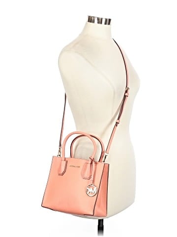 MICHAEL Michael Kors Leather Satchel (view 2)