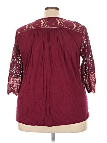Lucky Brand 3/4 Sleeve Blouse (view 2)