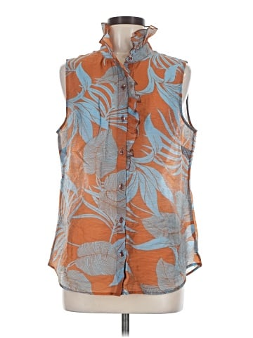 CAbi Sleeveless Button-Down Shirt (view 1)