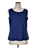 Ruby Rd. Blue Sleeveless Blouse Size 1X - photo 1