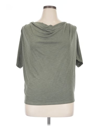 Green Envelope Short Sleeve Top (view 1)