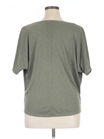 Green Envelope Short Sleeve Top (view 2)