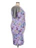 Lularoe Graphic Gray Casual Dress Size 3X - photo 4