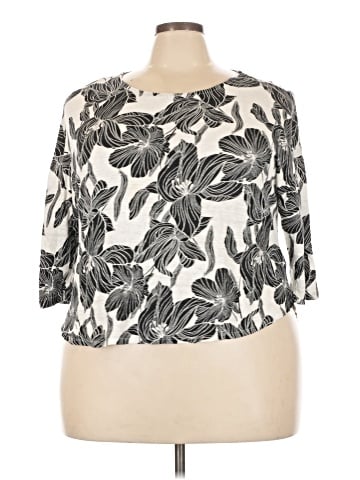 Tahari 3/4 Sleeve T-Shirt (view 1)