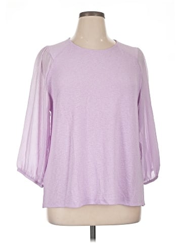 Simply Vera Vera Wang 3/4 Sleeve T-Shirt (view 1)