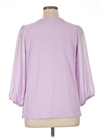 Simply Vera Vera Wang 3/4 Sleeve T-Shirt (view 2)