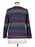 Talbots 100% Cotton Stripes Blue Pullover Sweater Size XL Petite - photo 2