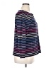 Talbots 100% Cotton Stripes Blue Pullover Sweater Size XL Petite - photo 4