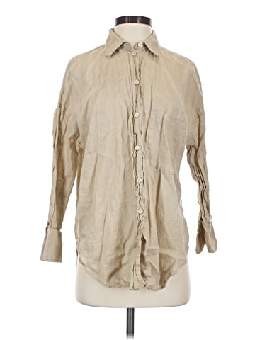 Zara Long Sleeve Button-Down Shirt (view 1)