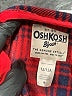OshKosh B'gosh 100% Polyester Plaid Red Pullover Sweater Size 12 - photo 3