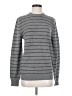 Express 100% Lambswool Stripes Gray Wool Pullover Sweater Size S - photo 1