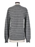 Express 100% Lambswool Stripes Gray Wool Pullover Sweater Size S - photo 2