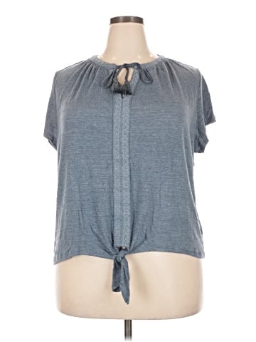 Cable & Gauge Short Sleeve Top (view 1)