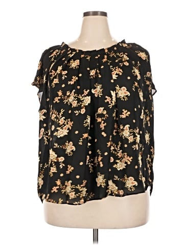 LC Lauren Conrad 3/4 Sleeve Blouse (view 1)