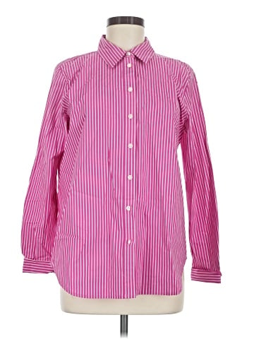 Ann Taylor Long Sleeve Button-Down Shirt (view 1)