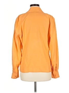 Linda Allard Ellen Tracy Long Sleeve Silk Top (view 2)