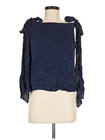 Milly 3/4 Sleeve Silk Top (view 1)
