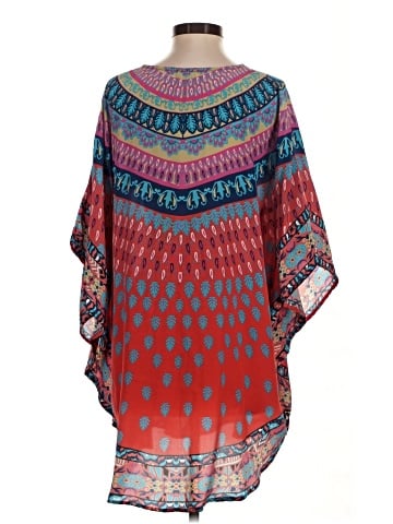Tolani Short Sleeve Silk Top (view 2)